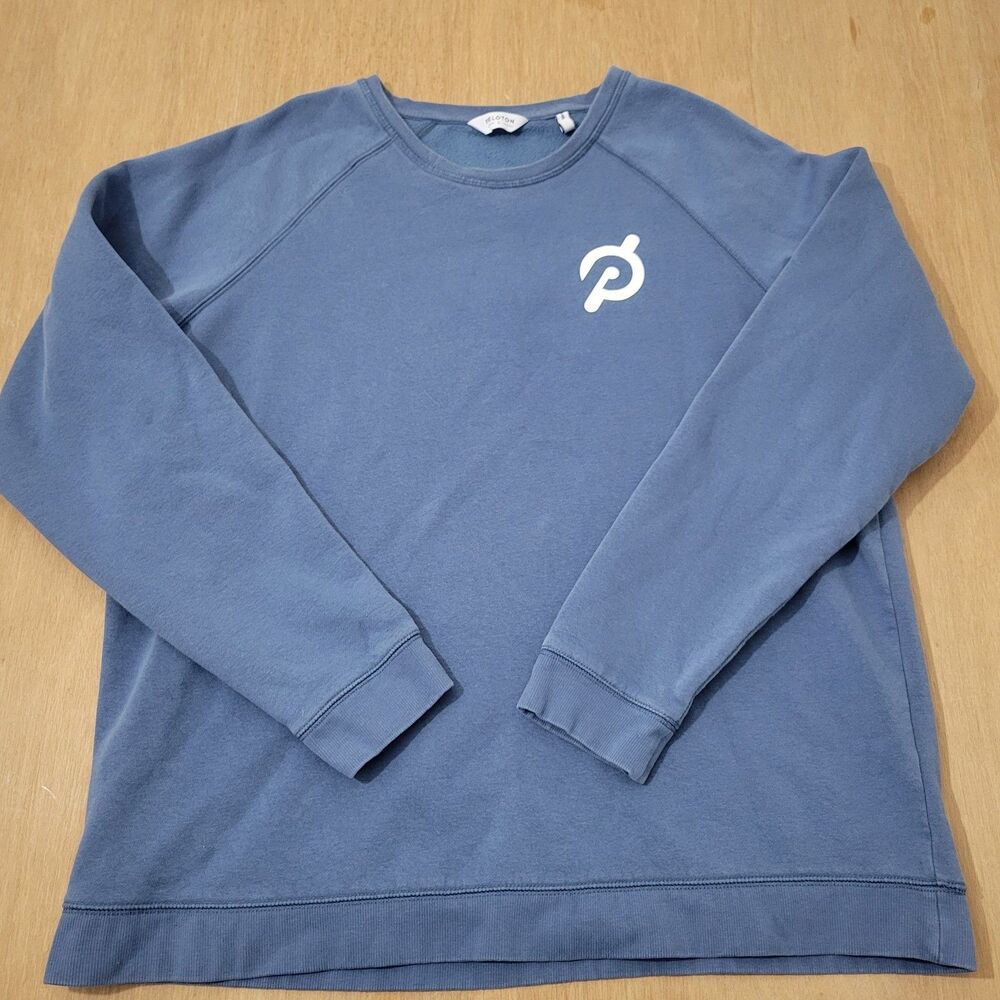 Peloton Blue Crewneck Sweatshirt Size Large Men's